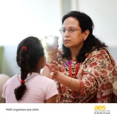 The MAD Club hosted a special eye clinic for students from the Sanjay and Vivekanand camps. In partnership with volunteer doctors, we provided free vision screenings, reflecting our commitment to compassion in action.