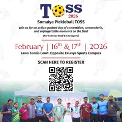 The event poster for the Somaiya Pickleball TOSS, complete with a QR code for easy registration. I streamline the sign-up process for all participants.