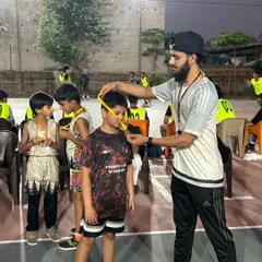 It's all about the hard work paying off. I believe in recognizing every player's progress and dedication, like here at our Under-10 basketball match awards.