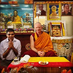 It was a precious opportunity to study with my Buddhist meditation teacher, Geshe Namdak, in person in Bangalore. I have been studying online with him for years, and meeting him face to face was a reminder of the importance of the guru-disciple relationship on the spiritual path.
