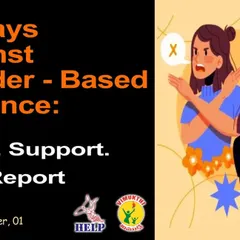 Obstetric violence is a form of gender-based violence. As part of the 16 Days against Gender-Based Violence campaign, we share the "Stop. Support. Report." framework to guide people on how to respond when witnessing violence.