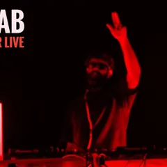 The promo for a Mixlab Main Hour Live set, capturing the intense, red-lit vibe of my peak-time techno and house music sessions.