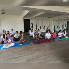 Our new TTC batch, ready to embark on a transformative journey. We believe in rooting our teachings in tradition while nurturing the unique teacher within each student.