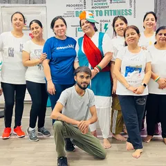 Our community is a blend of different people, just like the beautiful colors of India. Here is another group from our Independence Day festivities, celebrating freedom through fitness.
