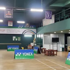 The court ready for the Indranagar Badminton League 2023. We believe in creating a competitive environment right here at the academy.