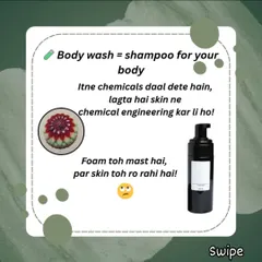 Body wash is often like a shampoo for your body, full of so many chemicals it feels like chemical engineering. The foam might be great, but your skin suffers.