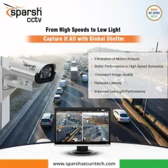 From high speeds to low light, our Global Shutter Technology captures it all. By eliminating motion blur and reducing latency, this technology delivers consistently sharp images, making it ideal for traffic monitoring and other high-speed scenarios.