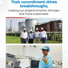 The commitment of our engineers and technicians drives breakthroughs every day. Whether on-site at a biofuel plant or in our advanced manufacturing facilities, their work makes our projects smarter, stronger, and more sustainable.