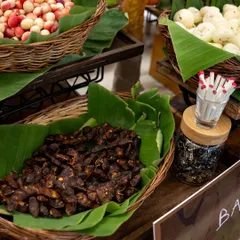 A close-up of the tangy tamarind and other treats at our "Back to School" station. These authentic flavours are a delightful trip down memory lane for your guests.