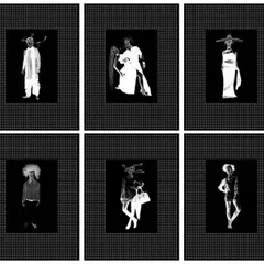 Maripelly Praveen Goud's "Series of Electro-Sapiens" uses stark black and white imagery to pose questions about our dependence on technology. This digital work is both a critique and a fascinating visual exploration of modern life.