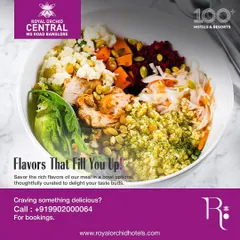 Flavors that fill you up. This is our signature meal-in-a-bowl, thoughtfully curated with grilled chicken, quinoa, fresh greens, roasted vegetables, and pumpkin seeds for a healthy and delightful dish.