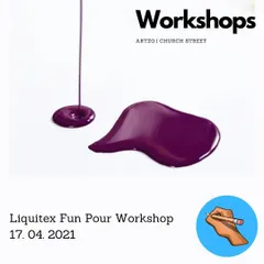 A promotional image for my in-person workshop at Artzo, a popular art supply store on Church Street, Bangalore.