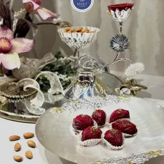 This Diwali, gift more than just dry fruits, gift elegance. My Maple Noor stand and Roselle thal are premium holders that blend tradition with luxury, making your celebrations unforgettable.