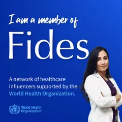 I am a proud member of Fides, a global network of health professionals supported by the World Health Organization. This reflects my deep commitment to providing you with only the most credible, science-based dermatological advice and fighting the spread of misinformation online.