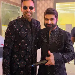 A picture with the talented Sagar Bhatia after a fantastic Qawwali night. It's always a pleasure to work with such gifted artists.