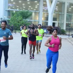 Though I'm more of a lifter than a runner, I gave my all in the running portion of the championship. It's all about pushing your boundaries and embracing the struggle.
