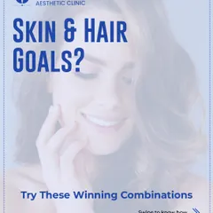 Whether your goals are for your skin or your hair, we believe in creating winning combinations. Our integrated approach ensures that we address your concerns holistically for the best possible results.