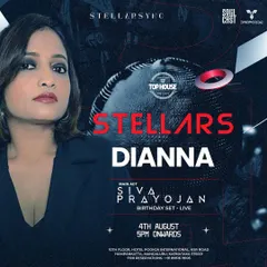 This is my artist feature for the first edition of 'Stellars' in Mangalore. As a producer and DJ, I'm deeply involved in every aspect of the event, from branding to performance.