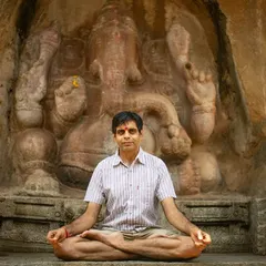 A self-portrait at Lepakshi Temple. For me, a photograph is a bridge connecting the observer and the observed. This moment of contemplation reminds me to honor the gifts we are given.
