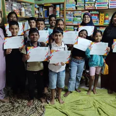 Certificates of achievement for our public speaking graduates! I am so proud of each child for stepping out of their comfort zone and finding their voice.