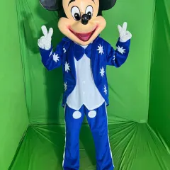 Our Mickey Mouse mascot is available for bookings. He's perfect for greeting guests and bringing smiles to everyone's faces at birthday parties.