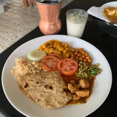 A moment of bliss with nature and simple, wholesome food. This plate is a reminder that healthy eating is part of a larger lifestyle of making mindful choices for yourself and the planet.