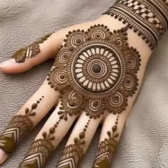 A simple yet stunning mandala design. This clean and symmetrical pattern is perfect for someone who wants an elegant and minimalist look for any occasion.