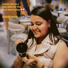 "I went out on a solo date for the first time today." Taking yourself out is an act of self-love, and we're honored to be the place where people feel comfortable doing it.