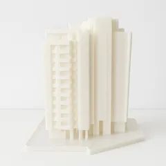 A conceptual massing model helps us explore the fundamental volumes and relationships of a building's design. It is a tool for quick, intuitive exploration of architectural form.