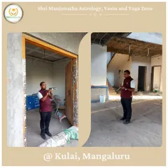 A closer look at my Vastu analysis for a new home under construction in Kulai, Mangaluru. I am checking the energy of the main door frame and the internal layout to ensure a positive flow from the moment one enters the house.