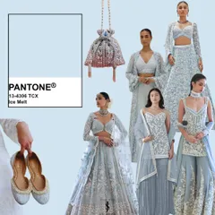 Thinking about your wedding colors for 2025? Ice Melt is a serene and modern shade that's on my radar. It's perfect for creating a calm and elegant wedding aesthetic.
