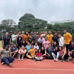 A great day out on the track with the crew. We take our fitness outside the box sometimes to build well rounded athleticism and enjoy training in a different environment.