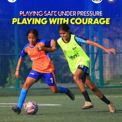 I teach my players to play with courage, not to play it safe under pressure. This is how they grow and build confidence.