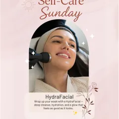 Make your self-care count. A HydraFacial is the perfect way to wrap up your week, providing deep cleansing and hydration that leaves your skin feeling as good as it looks.