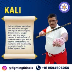 Kali is a Filipino martial art specializing in edged and impact weapons. Understanding how a weapon works is the first step to defending against one.