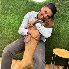 A happy hug from Cacy. These moments of pure affection are the best part of my day.