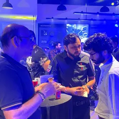 We were proud to cater the launch of the Shaman Triumph motorcycle showrooms. Here, guests are networking and enjoying appetizers, showing how good food can fuel great conversations at any corporate event.