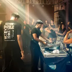The aftermath of a great wedding set. I came, I started a rave, and I left everyone with unforgettable memories.