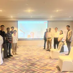A hybrid workshop with investment promotion professionals from the Consulate General of Denmark across Asia. Even with language barriers, stories created joyful connections.
