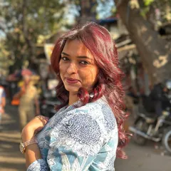 Taking the new cherry red hair out on the streets. This outdoor shot shows how vibrant the color looks in natural sunlight.