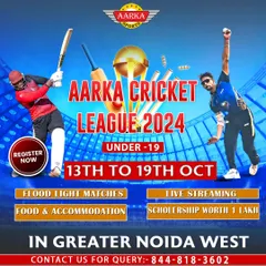The Aarka Cricket League is one of our premier events. It provides a platform for young talent to compete, with live streaming, scholarships, and professional-level floodlit matches.