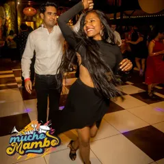 A candid moment of me enjoying a dance. I make it a point to dance with our students and guests, ensuring everyone feels part of the Palladium family.