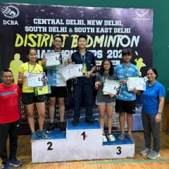 More winners from our academy at the District Badminton Championships. We are proud to see our students from different age groups competing and achieving success, reflecting our comprehensive training program.