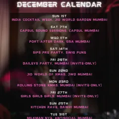 My December calendar was stacked. This gives you an idea of my tour schedule during the busy season.