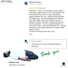 A collection of heartfelt reviews from students. They speak about the dedicated teaching, the magical experience of the courses, and the positive effects on their physical and mental strength.