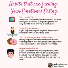 Certain habits can fuel emotional eating without you even realizing it. This guide points out triggers like too much TV, skipping workouts, and negative self-talk that can lead to unhealthy eating patterns.