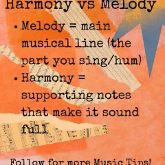 What is the difference between harmony and melody? This simple explainer clarifies how the main musical line you hum interacts with supporting notes to create a full, rich sound.