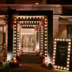 The glamorous entrance to a sangeet night at the St. Regis in Goa. Our experience with destination events means we know how to make a statement, no matter the location.