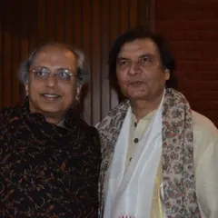 With my dear friend and an amazing tabla maestro, Pandit Yogesh Samsi bhai, at the Guru ML Koser festival in Delhi.