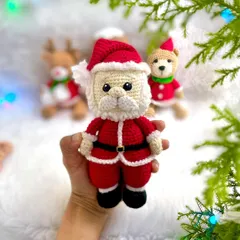 My Christmas collection is here! This festive set includes Santa Claus, a reindeer, a gingerbread man, and a Christmas teddy bear. They are perfect as gifts or to decorate your home for the holidays.